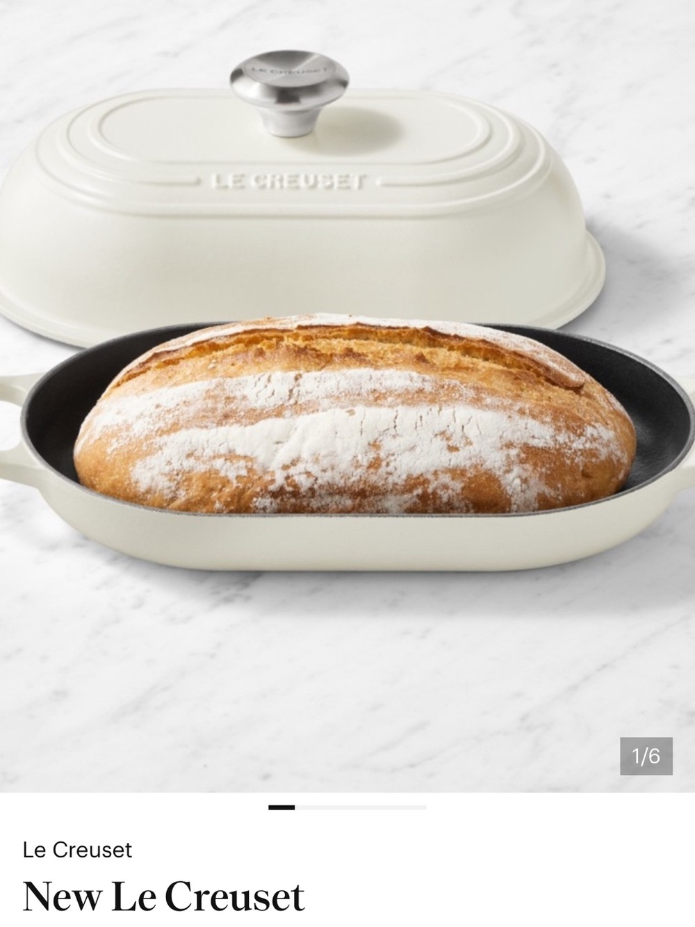 New Le Creuset Dutch Bread Oven